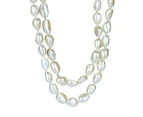 Freshwater Baroque White 63.8 inches New Farm Strand Necklace 8-9 mm AAA