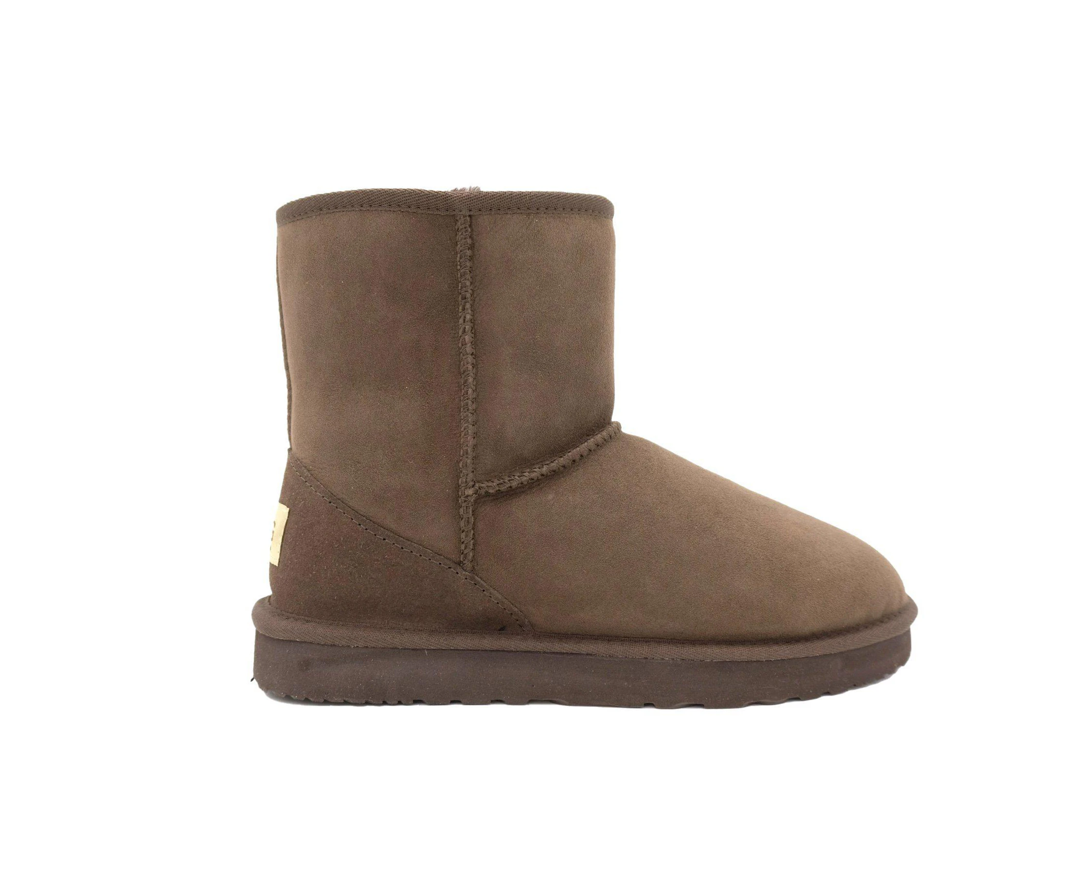 Super UGG Australia - Manly Unisex Classic UGG Boots - 100% Australian Sheepskin Boot - Brown