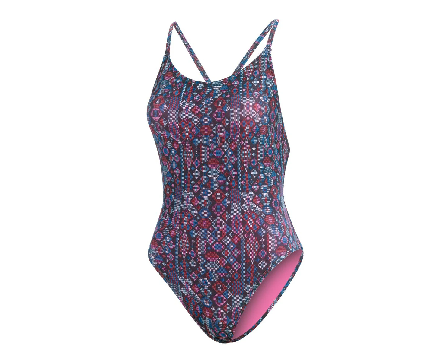 Dolfin Uglies Womens Revibe Festival Low X-Back Swimsuit - Purple