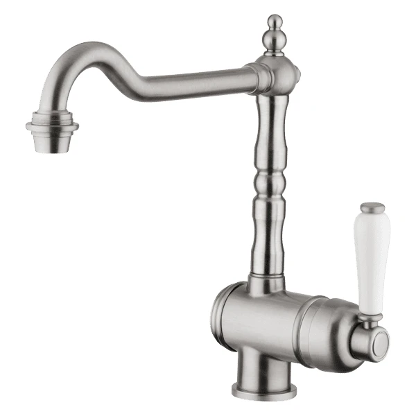 Abey Just Sink Mixer With Pull-Out Brushed Nickel