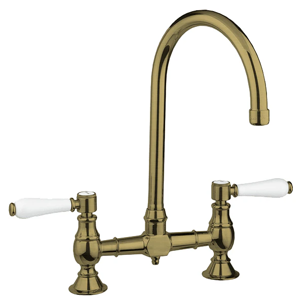 Abey Provincial Exposed Breach Kitchen Tap Bronze