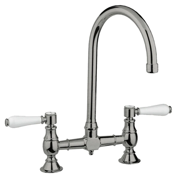 Abey Provincial Exposed Breach Kitchen Tap Brushed Nickel