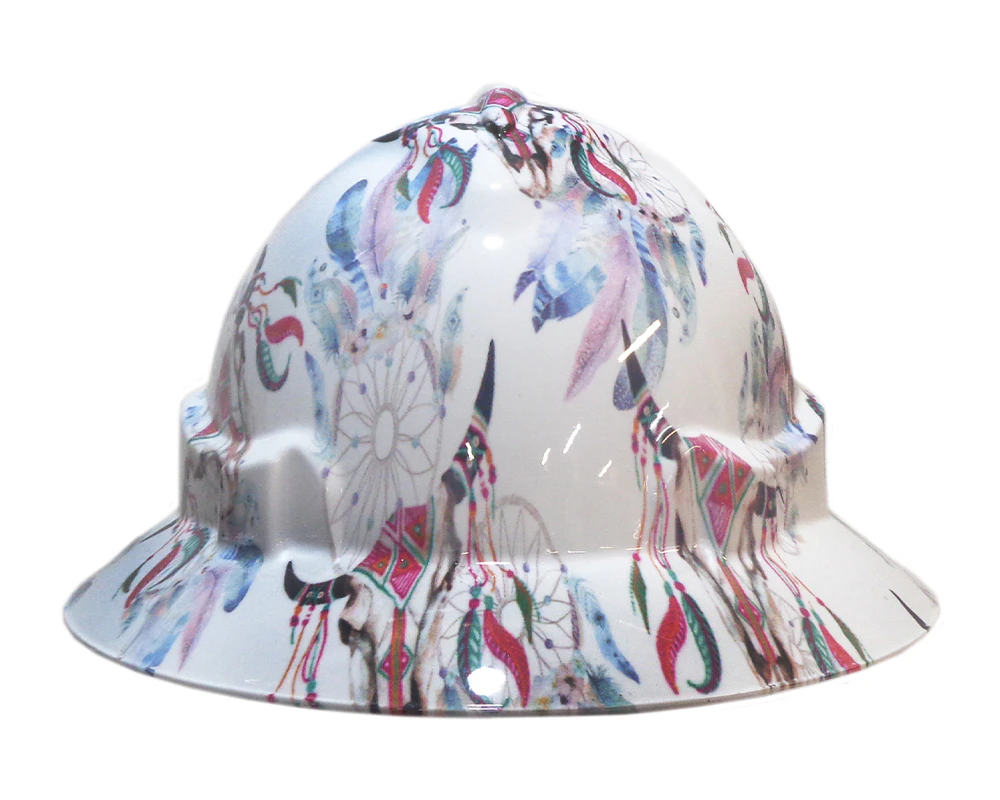 Cool Hard Hats Unisex AZTEC BULLS Pro Choice Wide Brim Safety Hard Hat