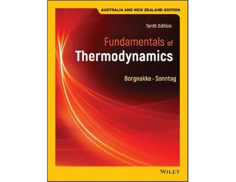 Fundamentals of Thermodynamics 10th Edition : Australian New Zealand Edition
