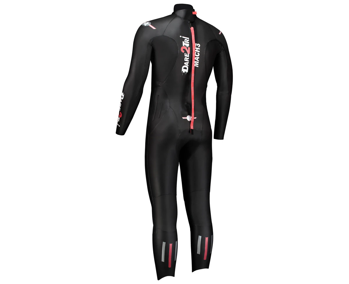 Dare2Tri Mens MACH3 S.7 Wetsuit - Black