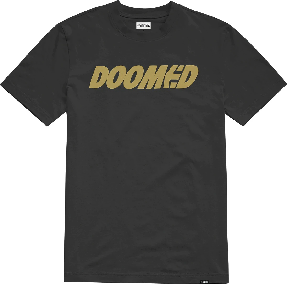 Etnies Tee Doomed Black/Gold - Black