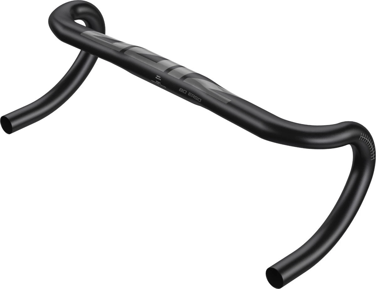 Zipp Service Course SL A2 80 Ergo Handlebars Matte Black 38cm - Black