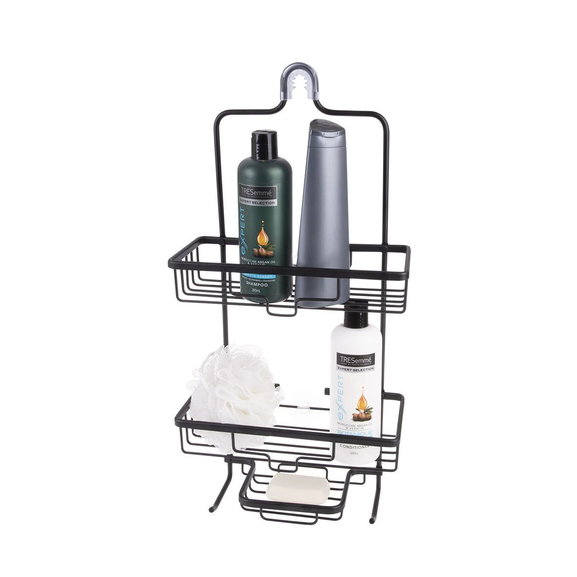 Aluminium 3-tier Shower Caddy - 29x15x58.5cm - Black - D.Line