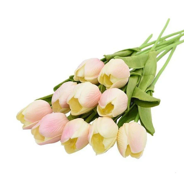 Floral Décor Colourful Tulips Artificial Flowers Home Decor