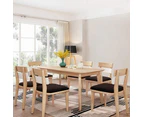 Set of 4 Pcs Stretch Dining Chair Covers Coffee