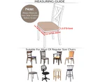 Set of 4 Pcs Stretch Dining Chair Covers Coffee