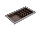 HIGOLD A Series Pull Out Wardrobe Storage Tray - Fits 900mm Cabinet - Multiple Sections