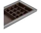 HIGOLD A Series Pull Out Wardrobe Storage Tray - Fits 900mm Cabinet - Multiple Sections