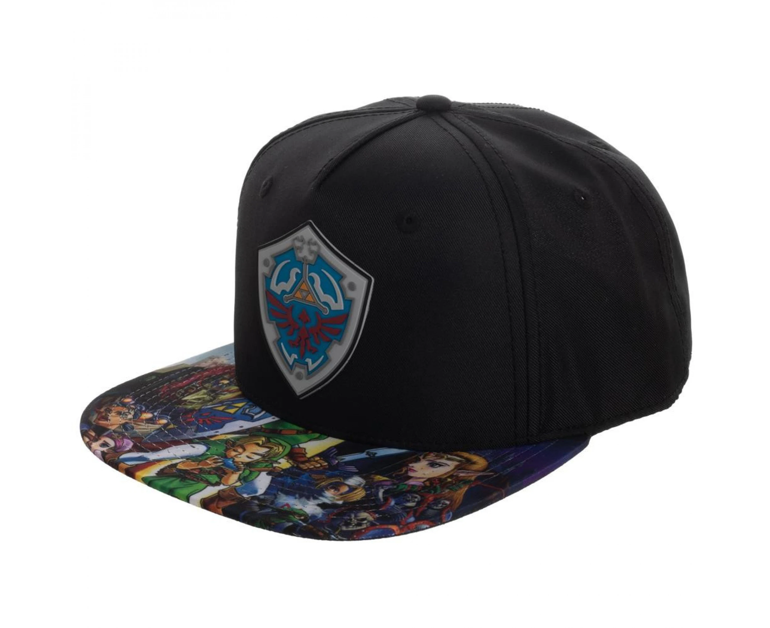 Legend Of Zelda Character Brim Sublimated Snapback Hat