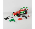 Disney Pixar Cars Francesco Bernoulli - Build To Race Remote Control Car - White