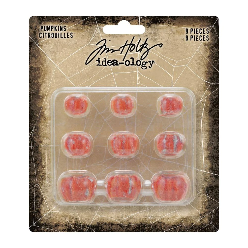 Tim Holtz - Idea-Ology Mini Pumpkins - 9 pack*