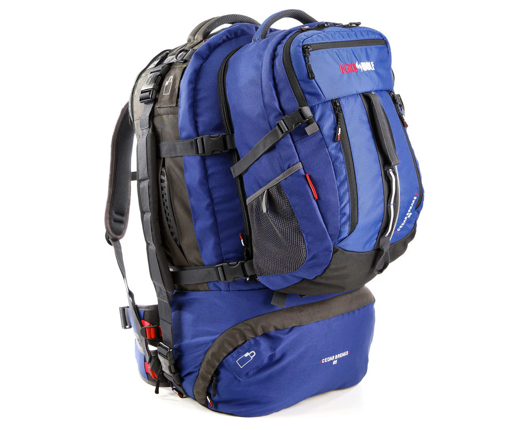 BlackWolf Cedar Breaks 65 Travel Pack - Blue - Blue