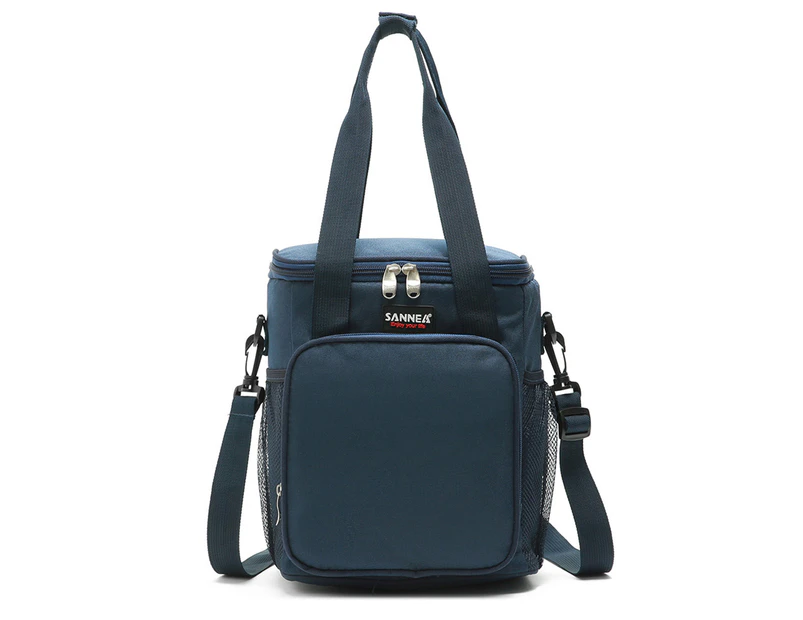 Sannea Lunch Bags Leakproof Crossbody Lunch Bag-Dark Blue