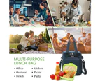 Sannea Lunch Bags Leakproof Crossbody Lunch Bag-Dark Blue
