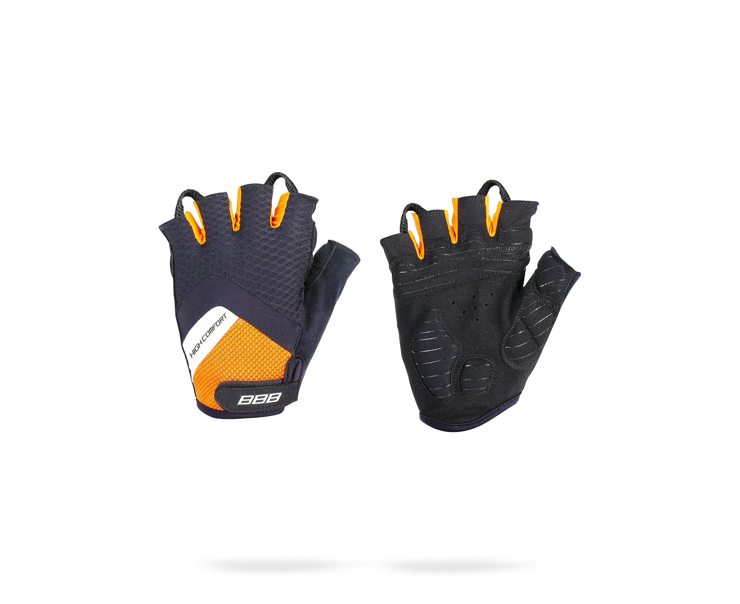 Bbb-Cycling Unisex HighComfort Gloves - Black/Orange