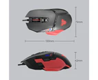 Fantech Gaming PC Mouse Wired RGB Light 8000 Adjustable DPI 8 Macro Button (X11) (Black)