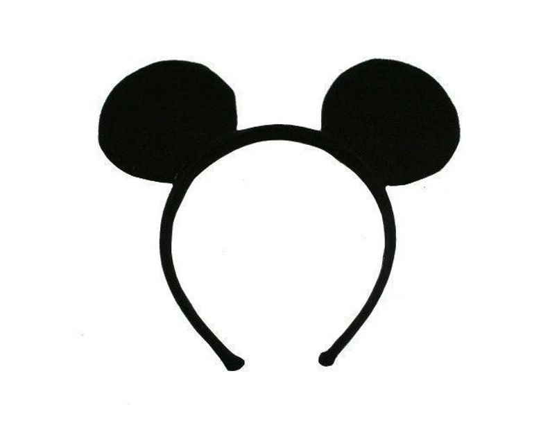 Mickey & Minnie Mouse Ears Headband - Mickey - Red / Black