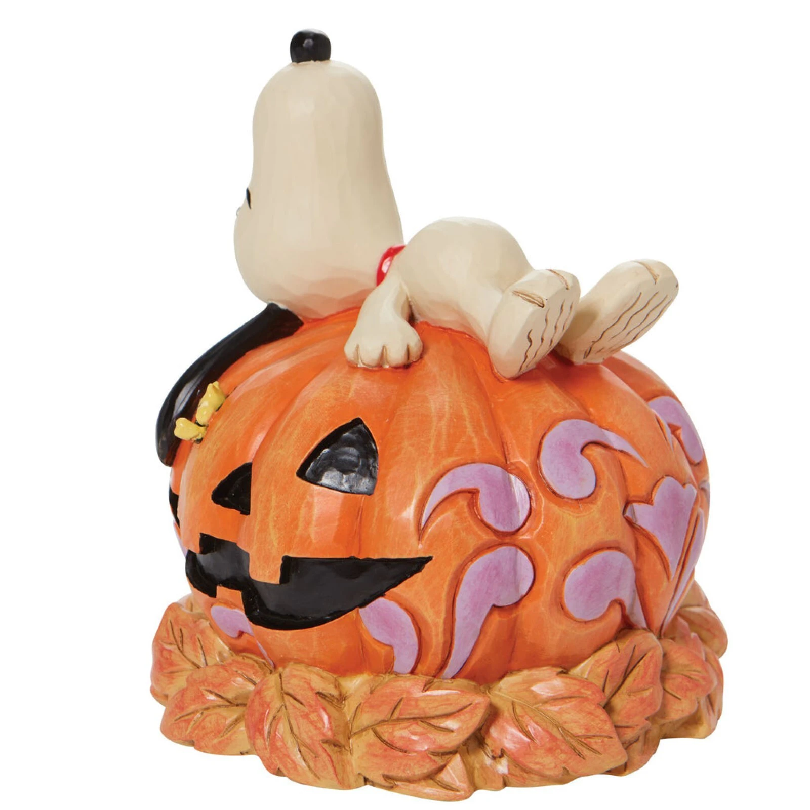 Peanuts by Jim Shore Halloween Snoopy Laying on Pumpkin Fall Vibes