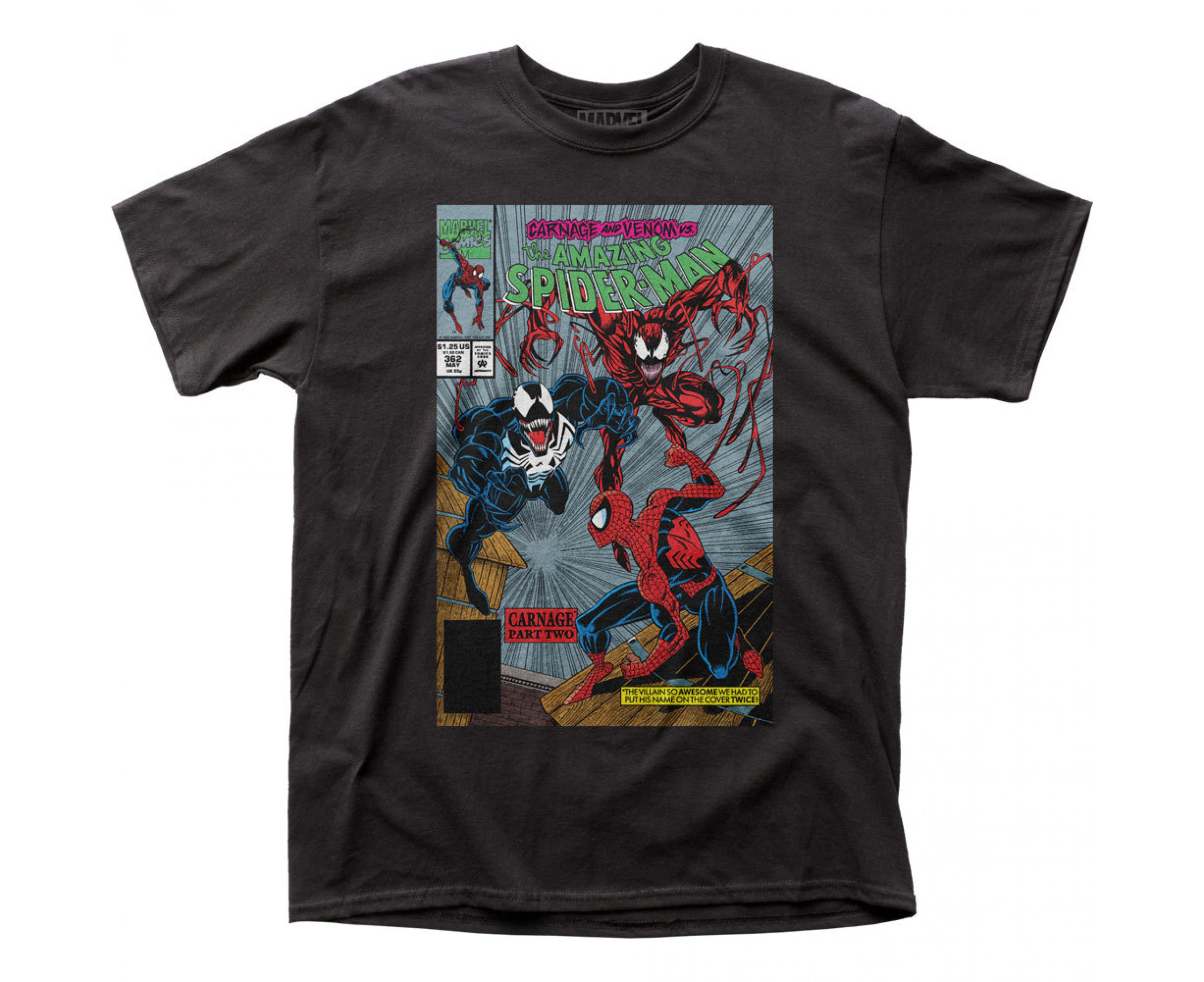 Spider-Man Venom vs Carnage Comic Cover Part Two T-Shirt