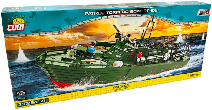 World War II - Patrol Torpedo Boat PT-1 (3640 pieces)