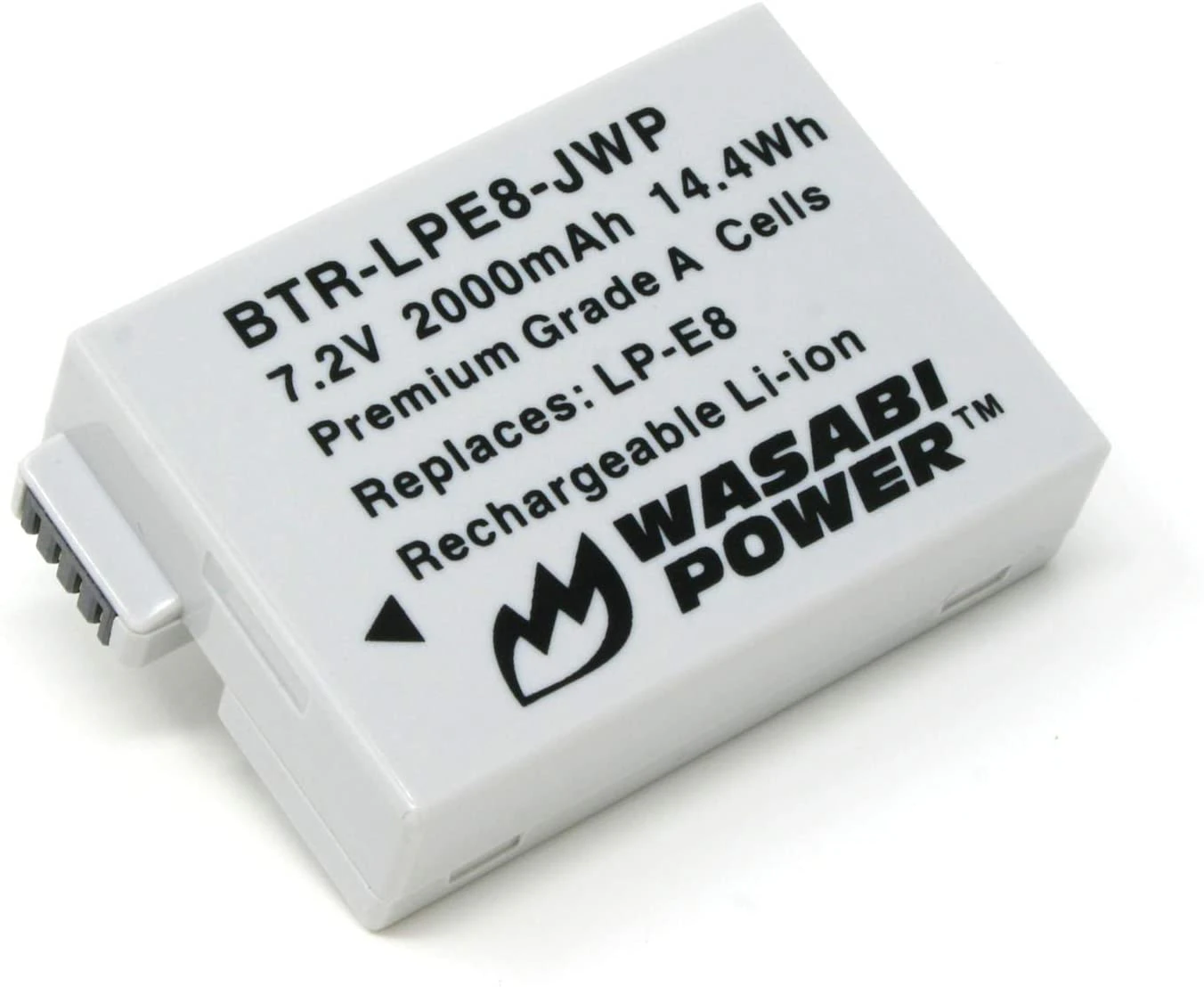 Wasabi Power Battery for Canon LP-E8, EOS 550D, EOS 600D, EOS 700D, EOS Rebel T2i, EOS Rebel T3i, EOS Rebel T4i, EOS Rebel T5i