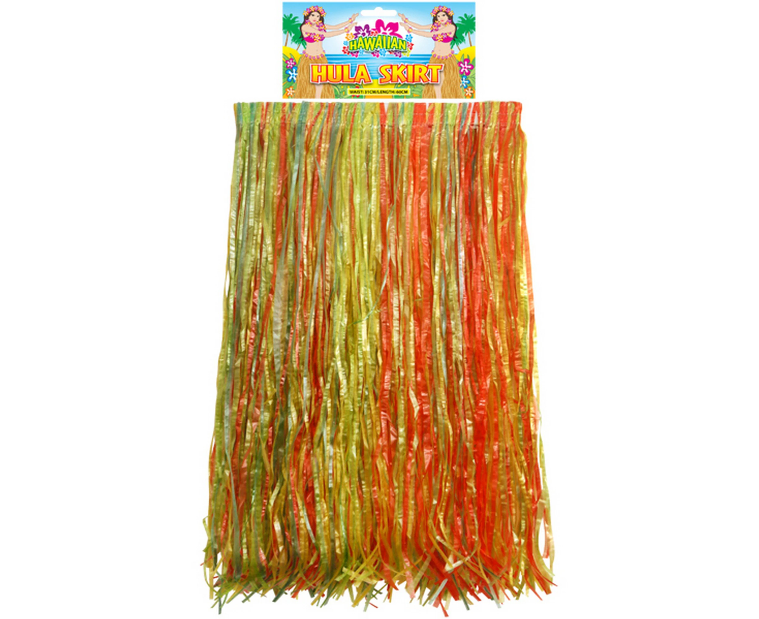 Henbrandt Childrens/Kids Hawaiian Hula Grass Party Skirt (Multicoloured) - SG7410