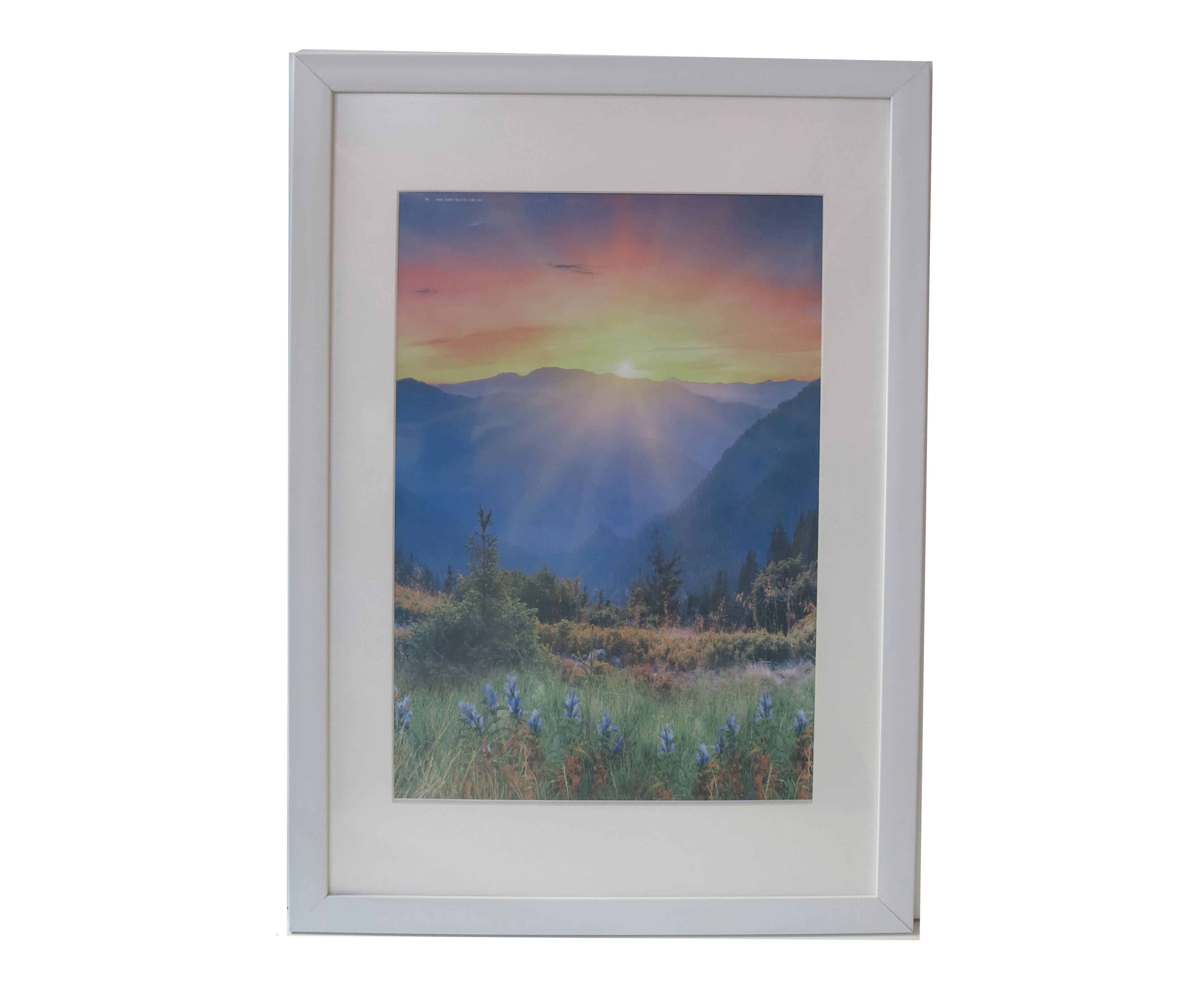 Picture Frame For  12x18" Photo White