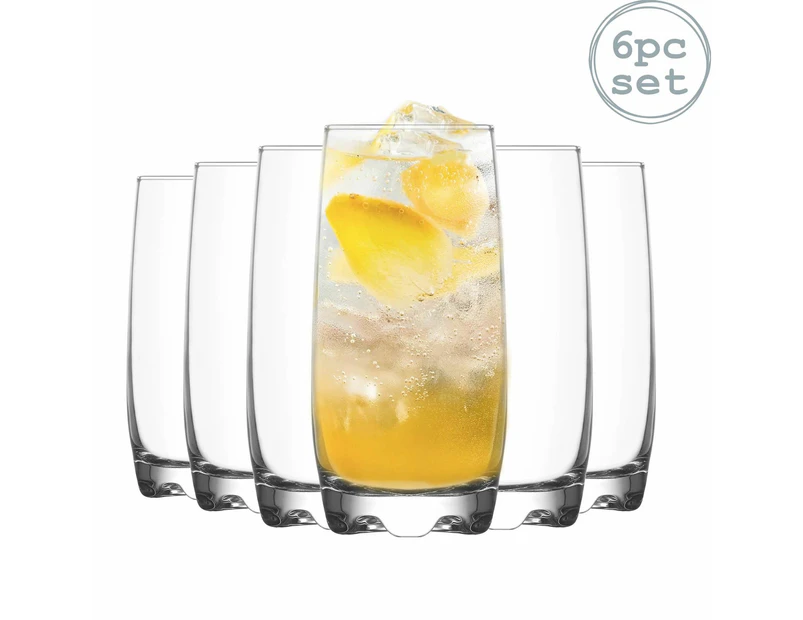 LAV Adora Highball Cocktail Tumbler Glasses - 390ml - Pack of 6