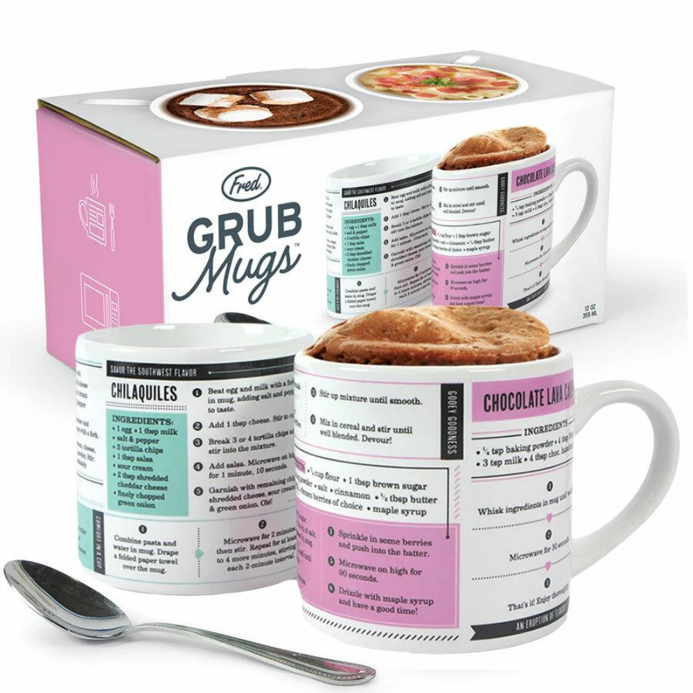 Fred Grub Mugs Sweet & Salty Set of 2