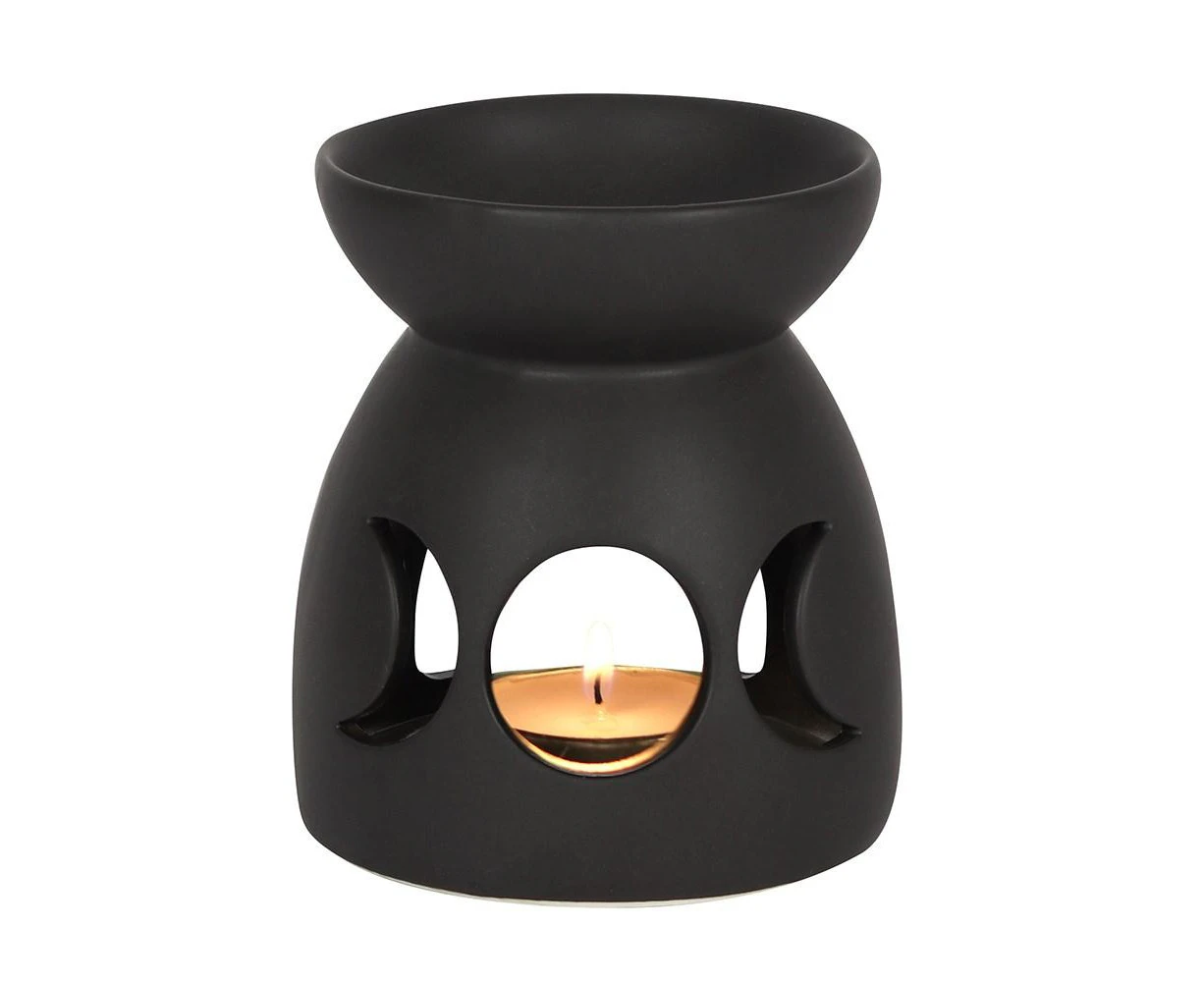 Something Different Triple Moon Oil Burner (Black) - SD3102