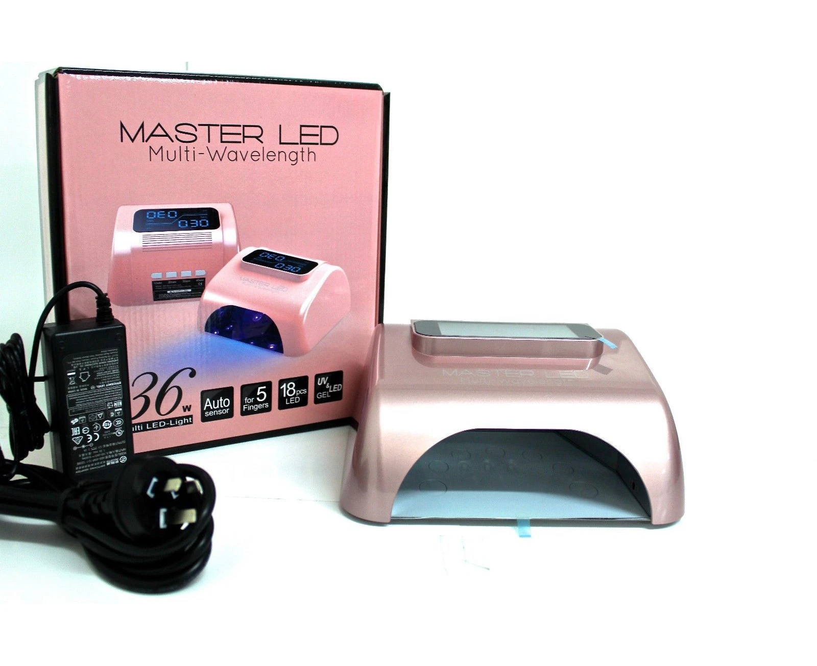 MASTER LED UV/LED 36W Professional LED UV Nail Lamp Led Light Full Hand Dry