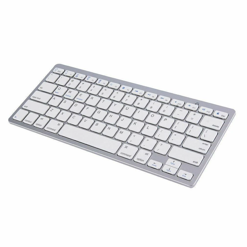 Ultra Slim Bluetooth Wireless Keyboard For Apple iPad iPhone Android Mac Windows