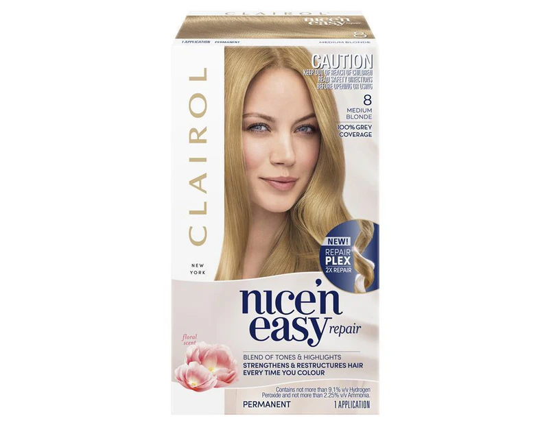 Clairol Nice N Easy Repair - 8A Medium Ash Blonde