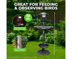 Garden Greens With Feeding Station And Lights 1M Bird Bath Solar Power AU STOCK