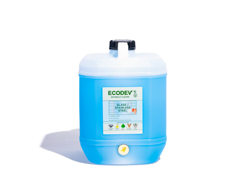 Ecodev Glass & Stainless Steel Cleaner 10 Litre