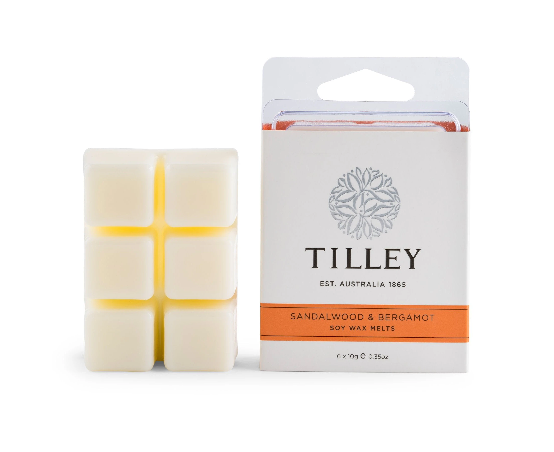 Tilley Sandalwood & Bergamot Square Soy Melts