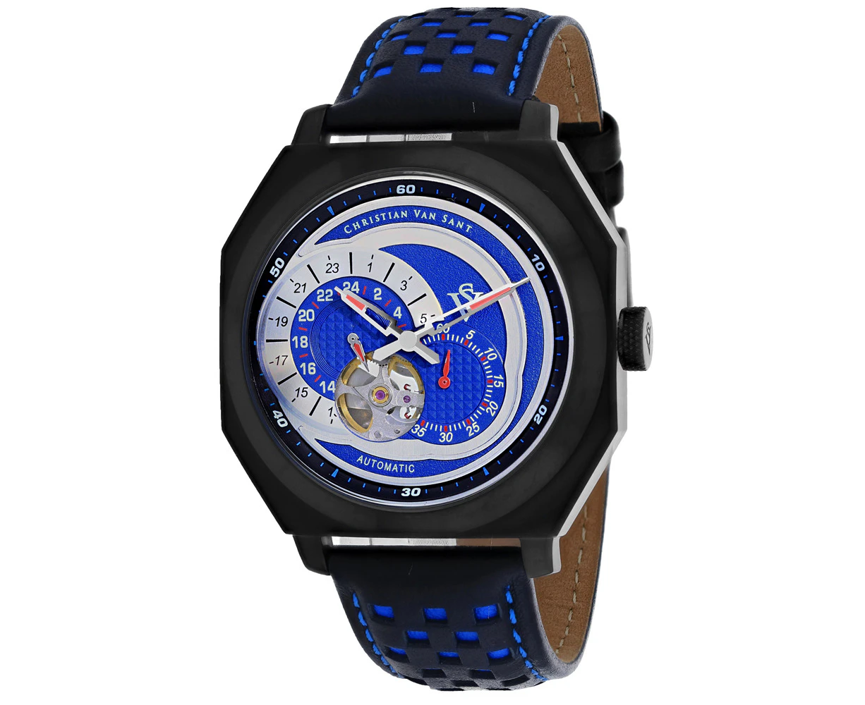 Christian Van Sant Men's Machina Blue Dial Watch - CV0563