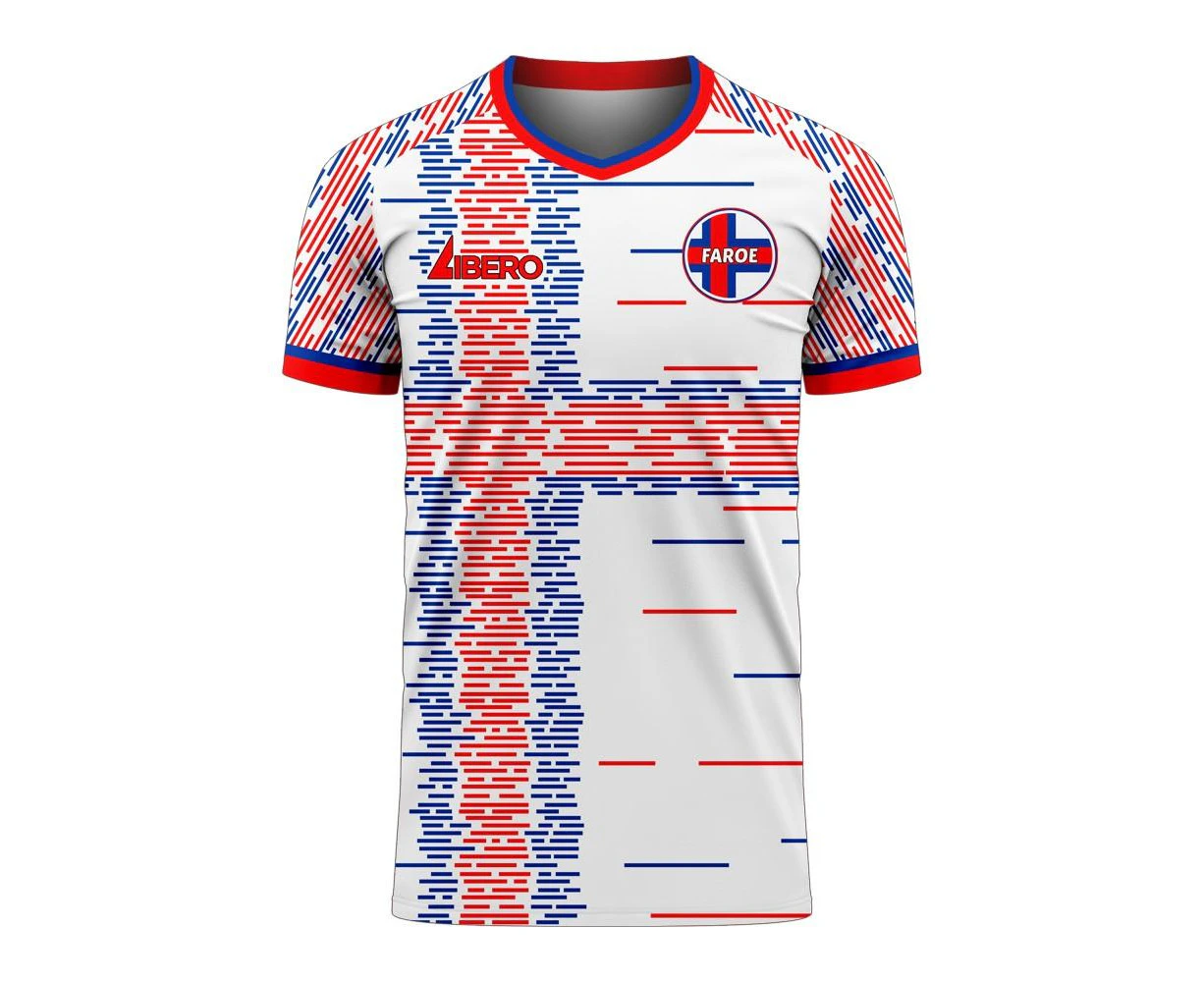 Faroe Islands 2023-2024 Home Concept Football Kit (Libero) - Kids