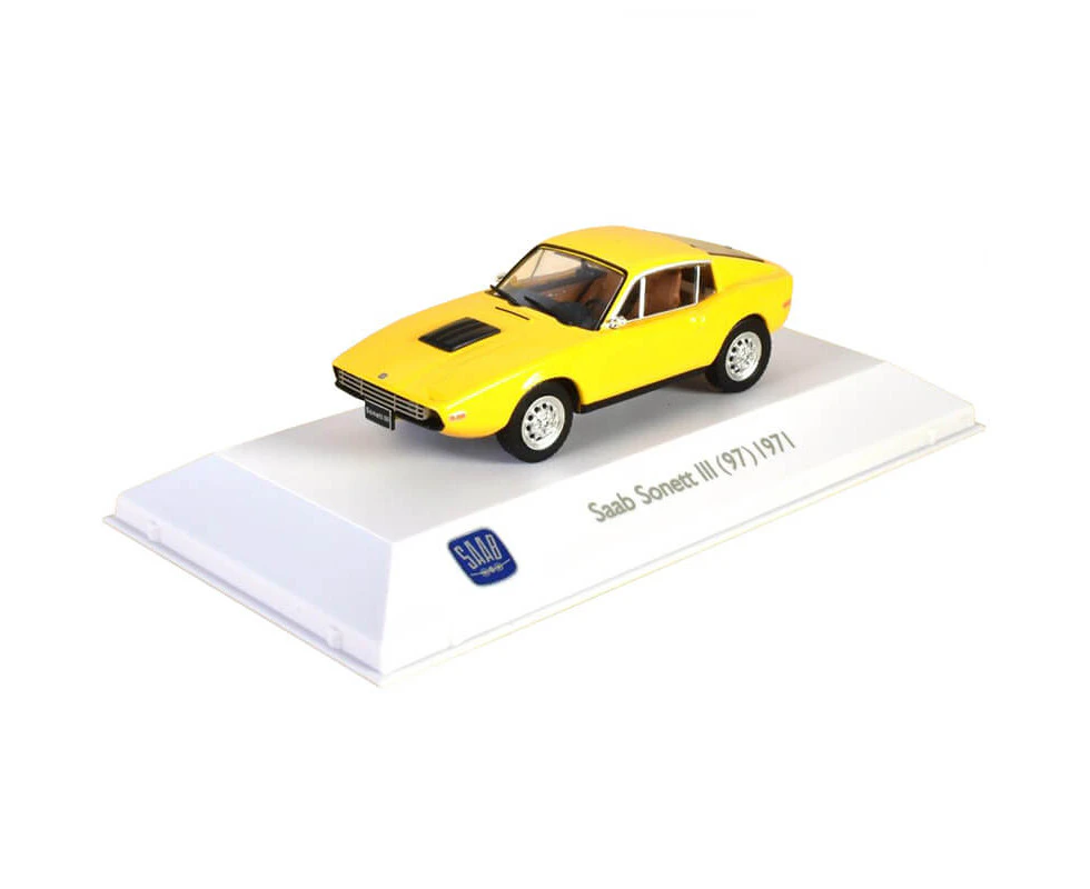 Atlas 1/43 Saab Sonett III (97) 1971 (Yellow)