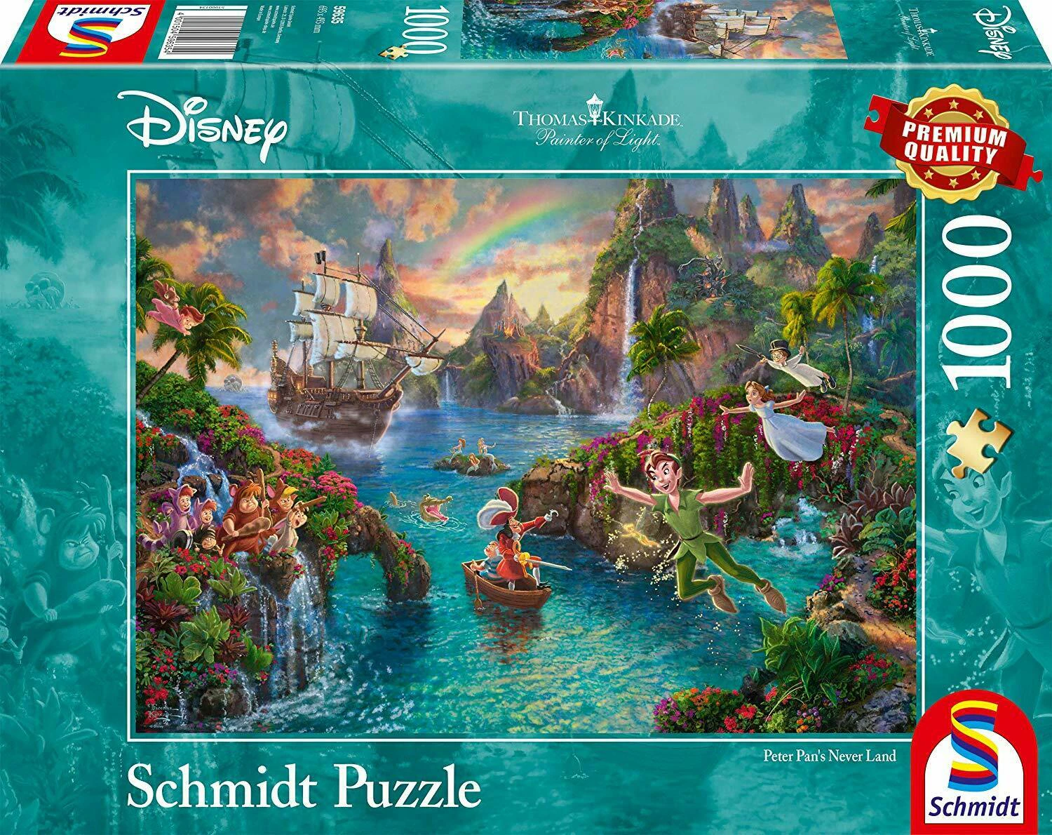 Thomas Kinkade: Disney's Peter Pan Jigsaw Puzzle - 1000 Pieces