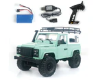 MN-90 1/12 2.4G 4WD Rc Car W/ Front LED Light Body Shell Roof Rack Crawler Monster Truck RTR Toy