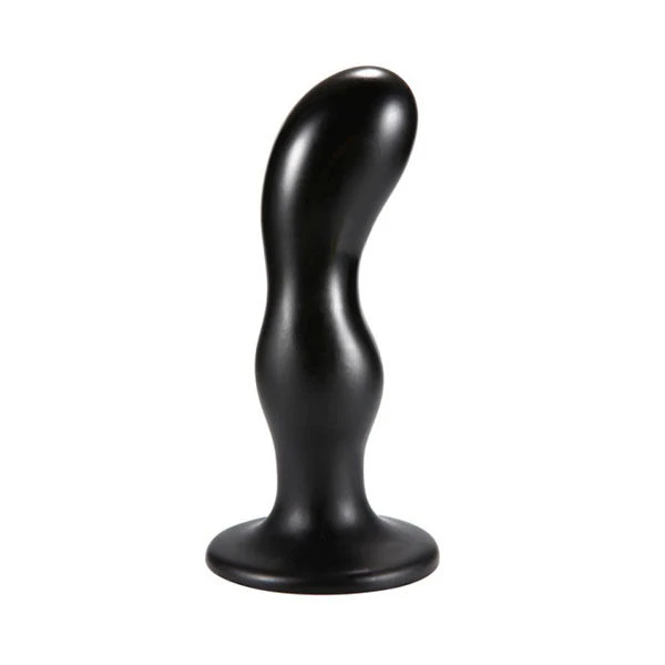 Oval Head Butt Plug Black