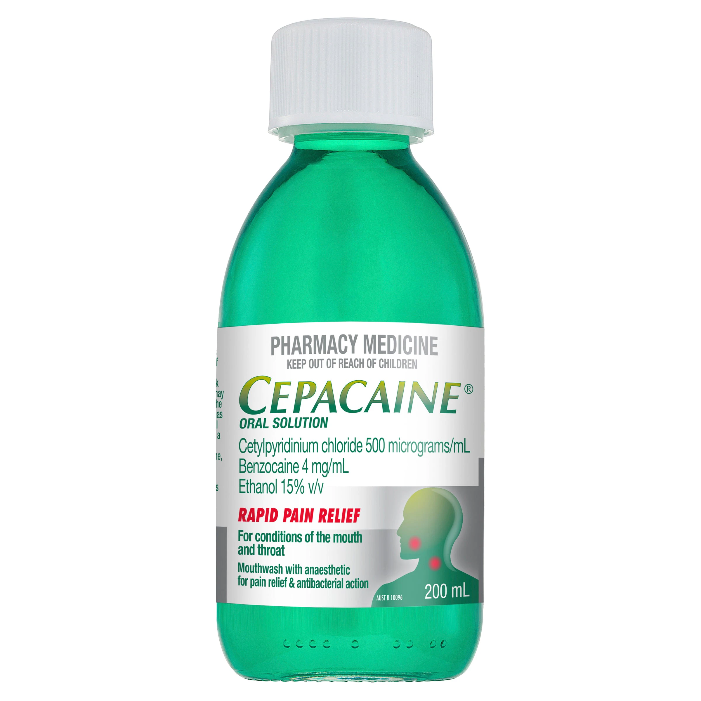 Cepacaine Mouthwash Liquid 200ml