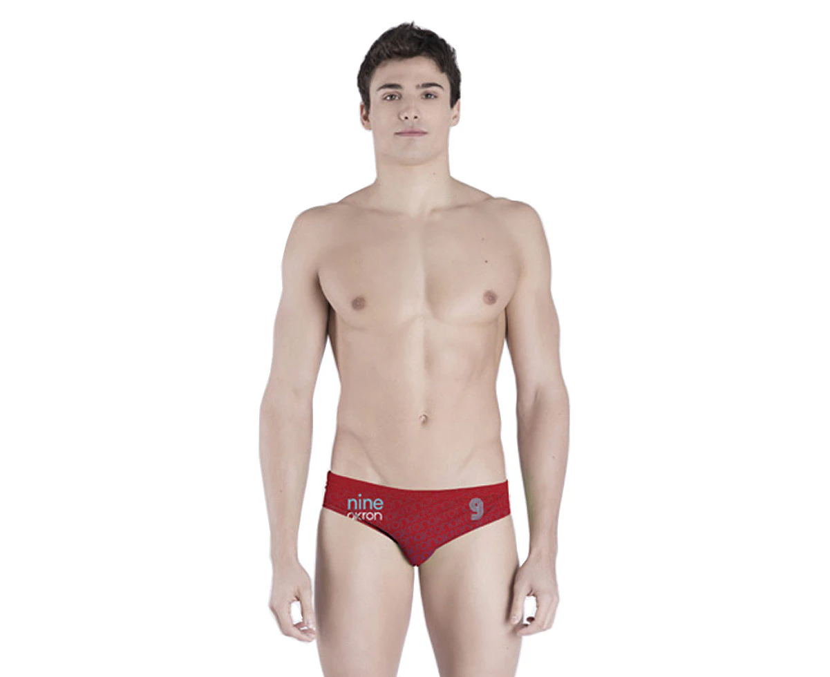 Akron Boy's Adi Nine Brief - Red