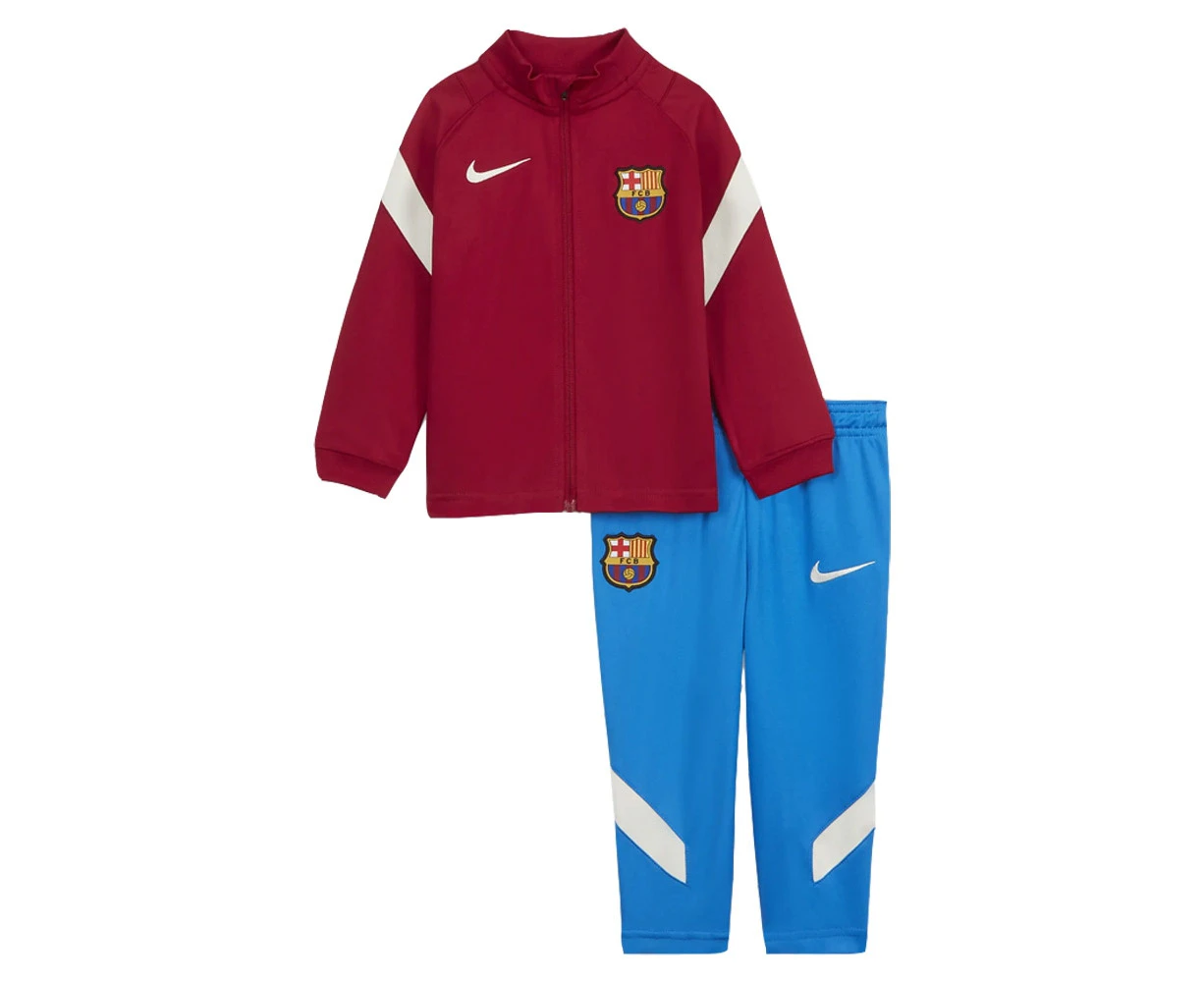 2021-2022 Barcelona Dry Squad Tracksuit (Noble Red) - Infants